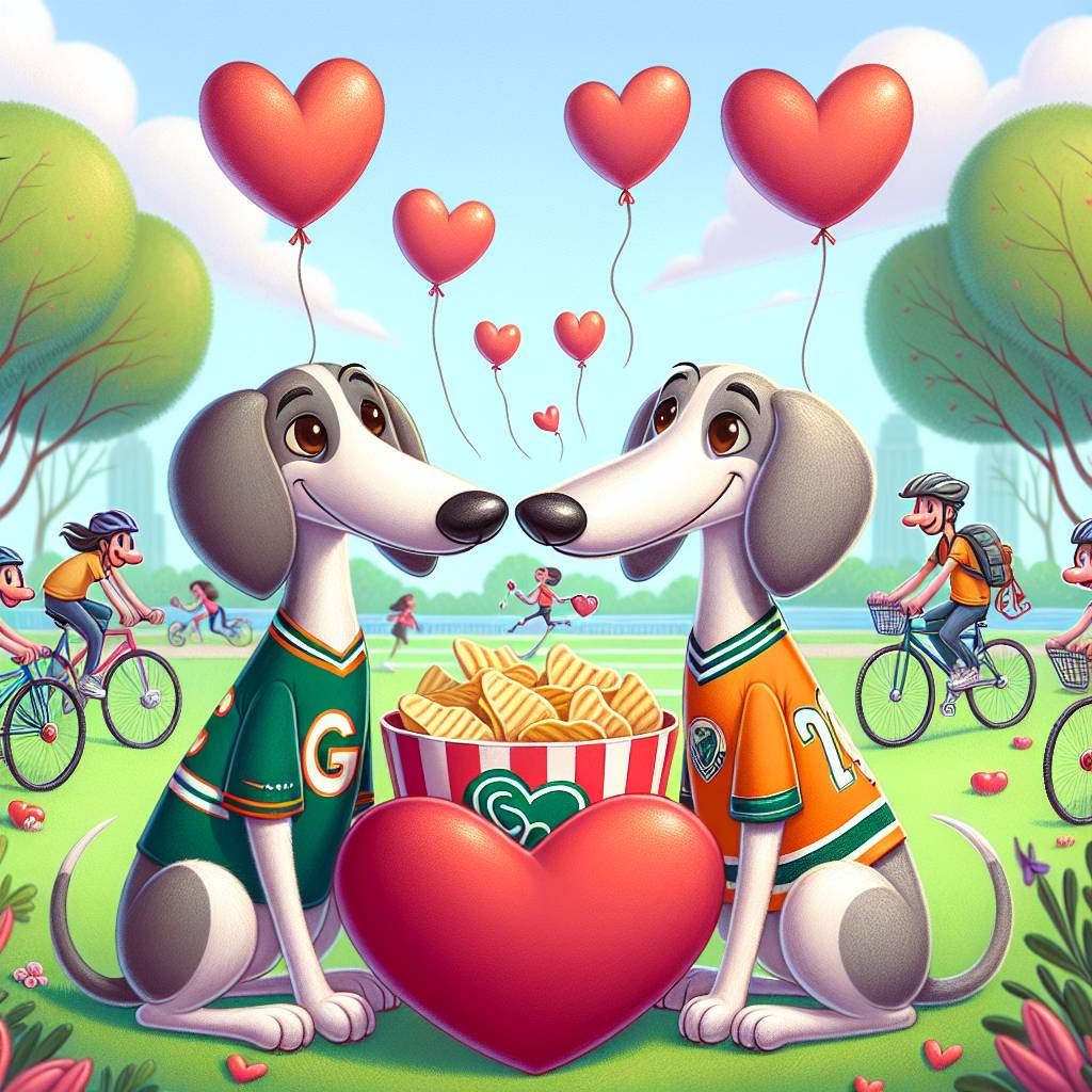 1) Valentines-day AI Generated Card - Whippets, Nfl, Cycling, Running, and Crisps (4a9e3)