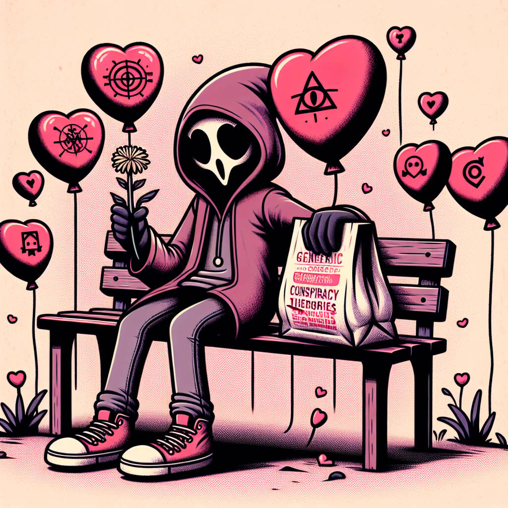 1) Valentines-day AI Generated Card - Conspiracy theories , Weed, Bum, and Mcdonald’s  (ed475)