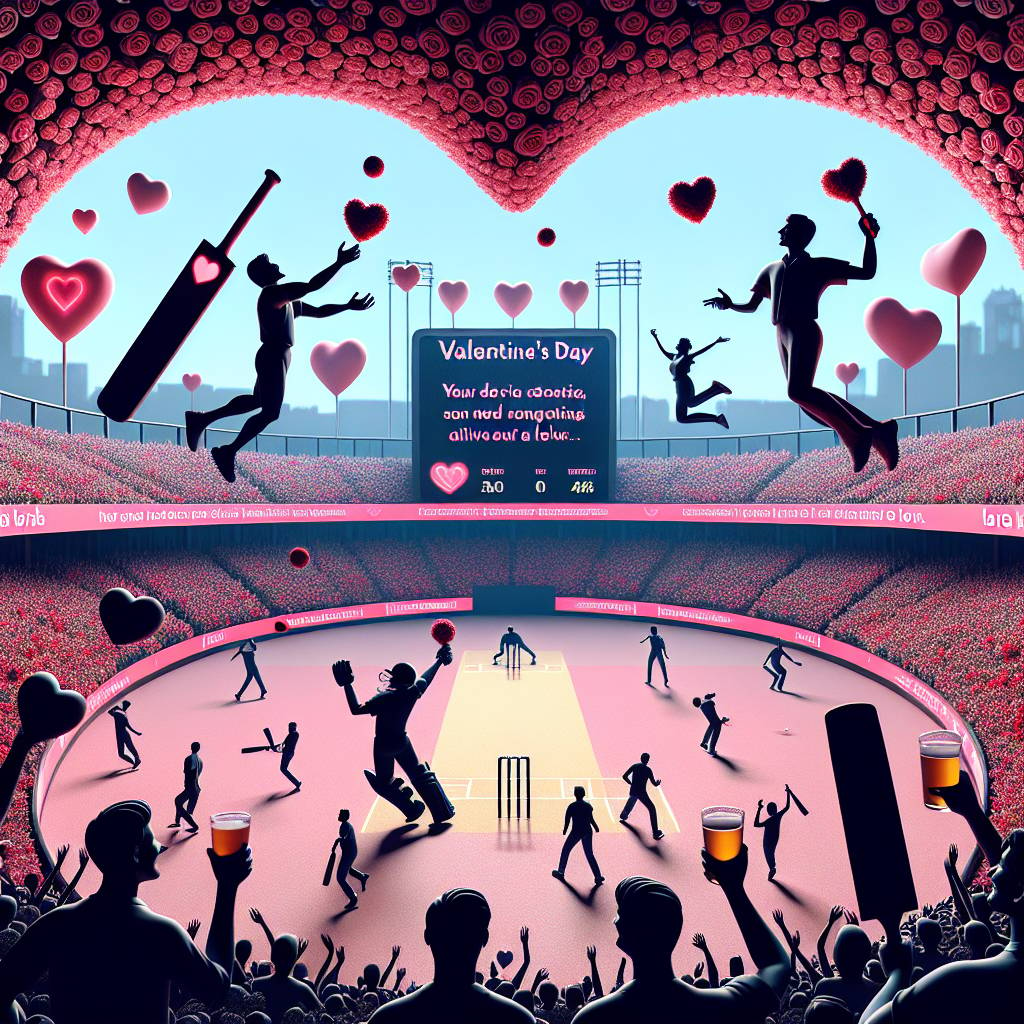 2) Valentines-day AI Generated Card - Soccer, Cricket, Movies, and Beer (20c70)