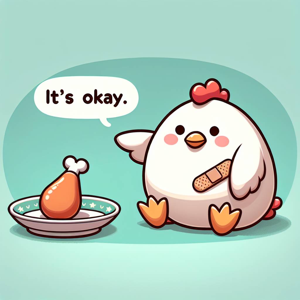 2) Sympathy AI Generated Card - Chicken 🍗  (7e073)