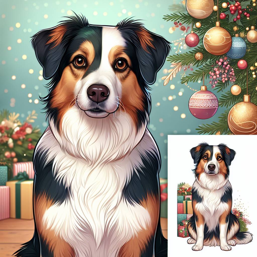 1) Christmas AI Generated Card - Pet Upload(ee1df)