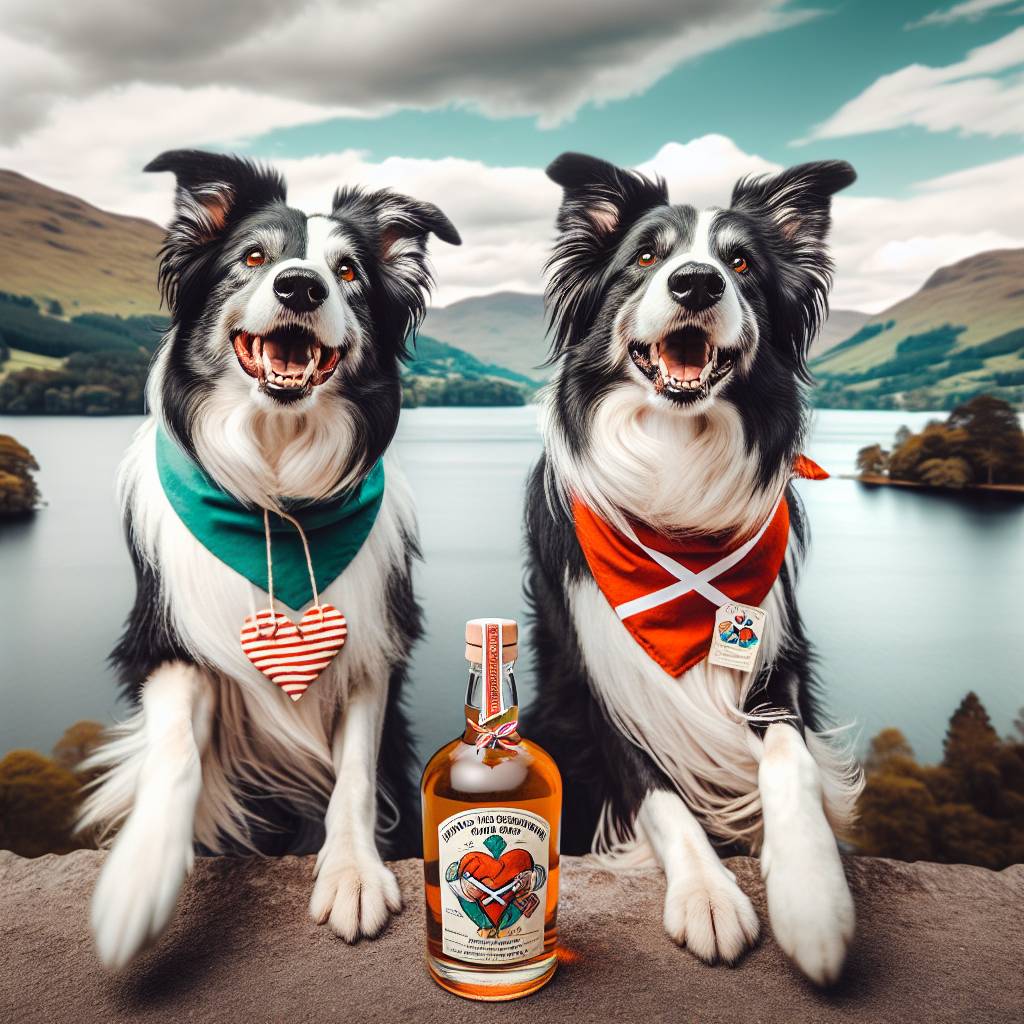 2) Valentines-day AI Generated Card - Two border collies, The Lake District, and Irn bru (ab2e7)