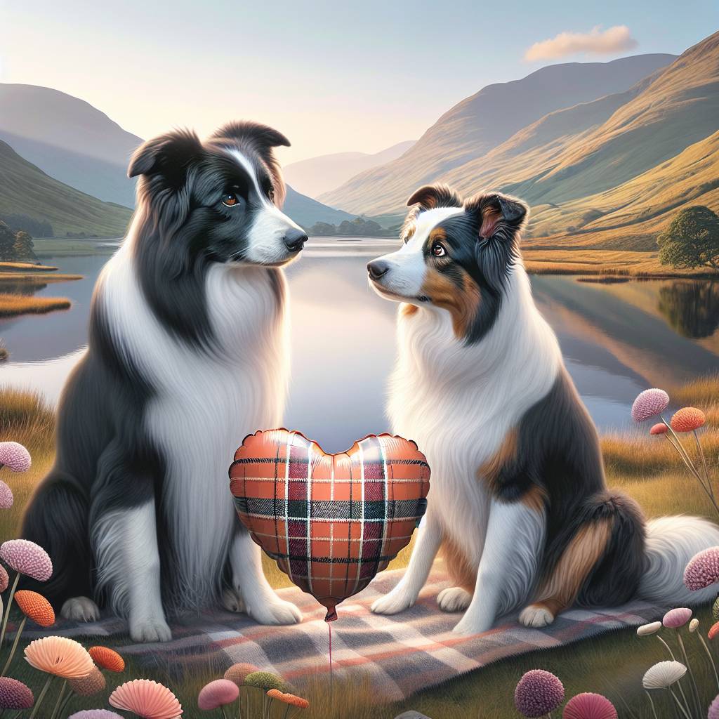 1) Valentines-day AI Generated Card - Two border collies, The Lake District, and Irn bru (3fd7c)