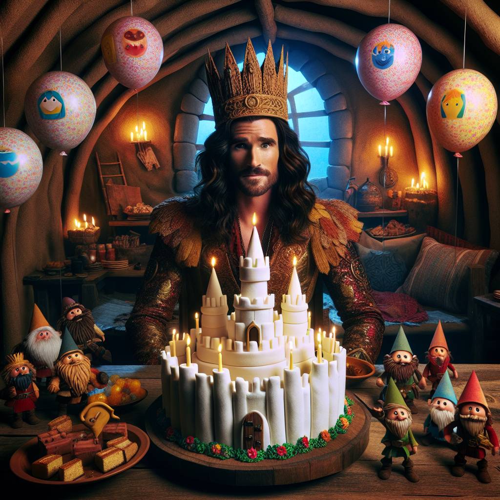 2) Birthday AI Generated Card - Aragorn, and Lord of the rings (ec0e2)