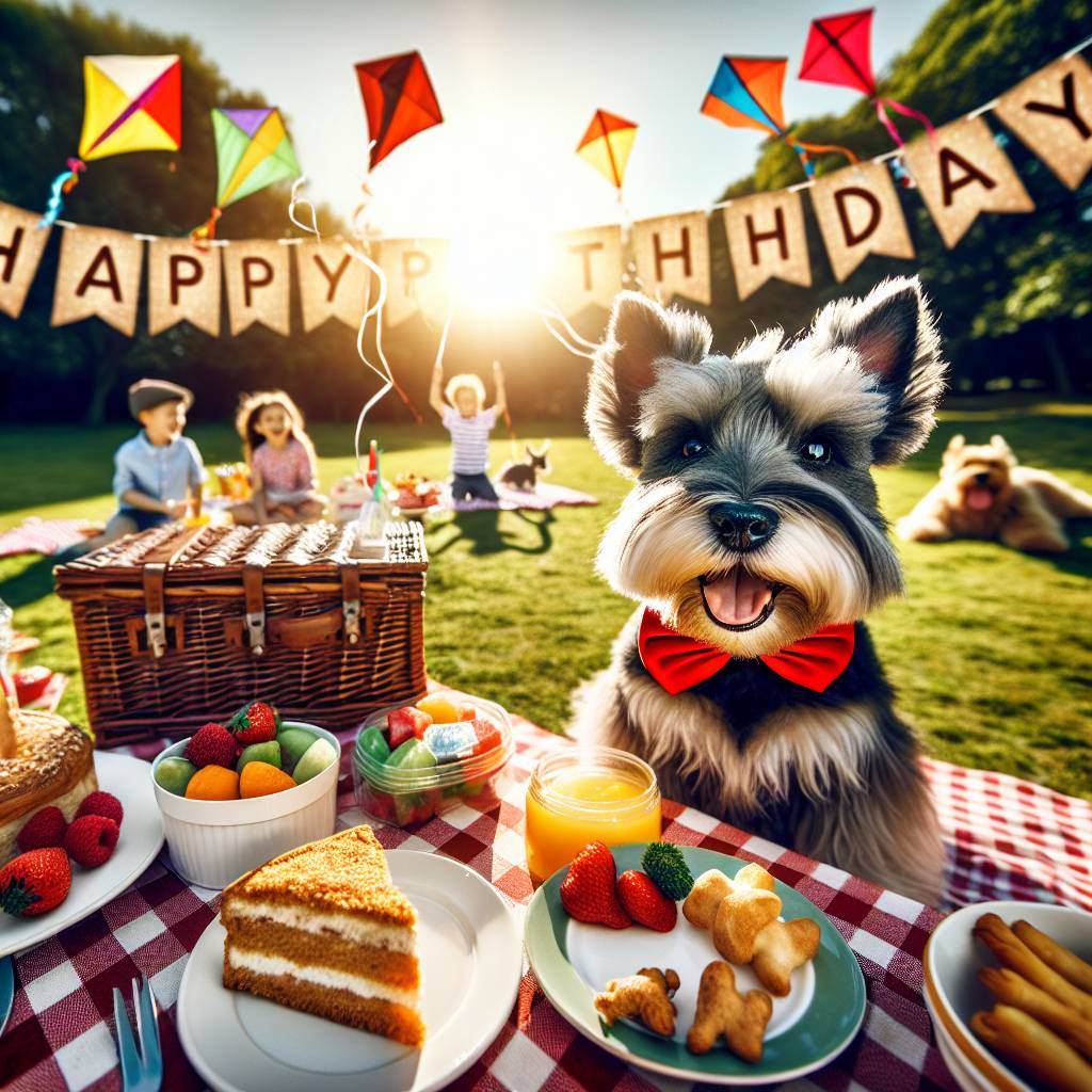 2) Birthday AI Generated Card - Scottish Terrier   (686b0)