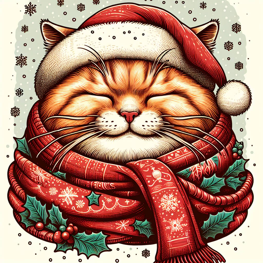1) Christmas AI Generated Card - Pet Upload(bd01f)