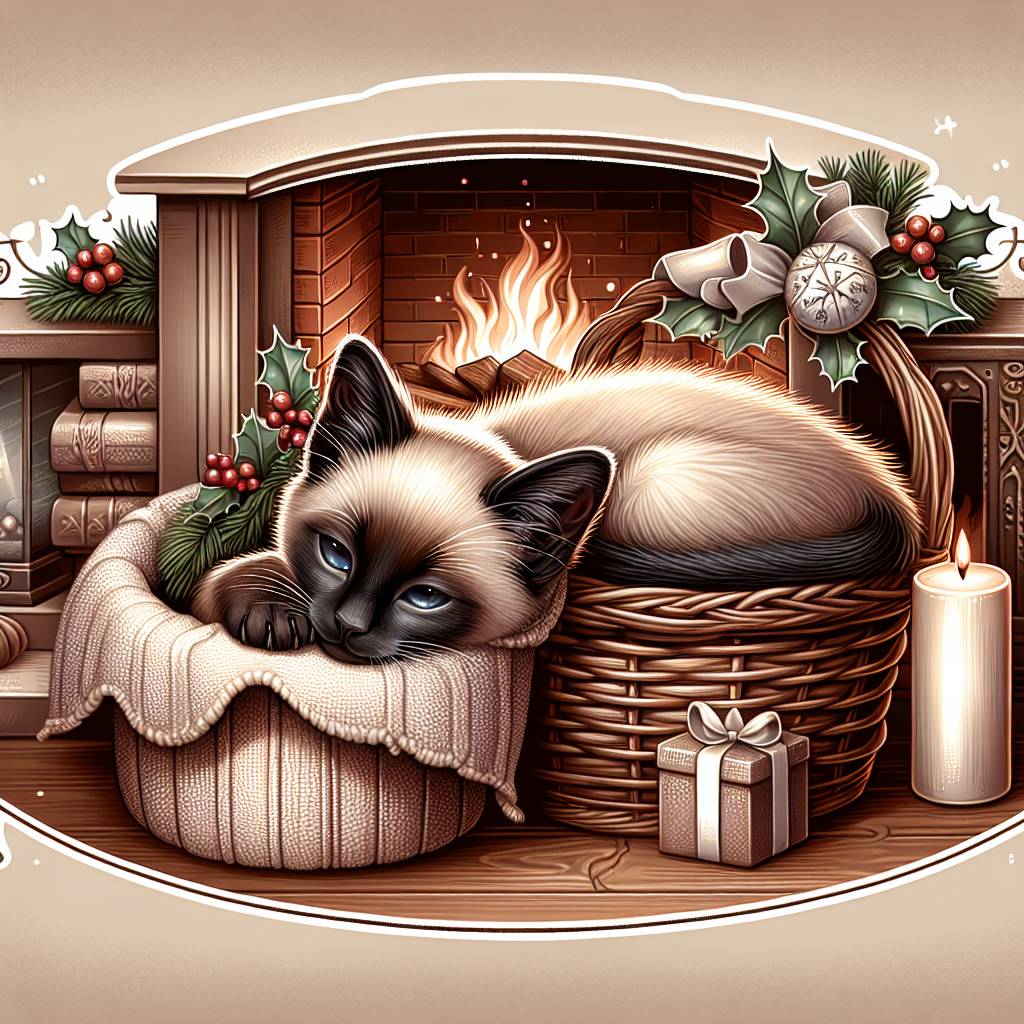 4) Christmas AI Generated Card - Pet Upload(12d8a)