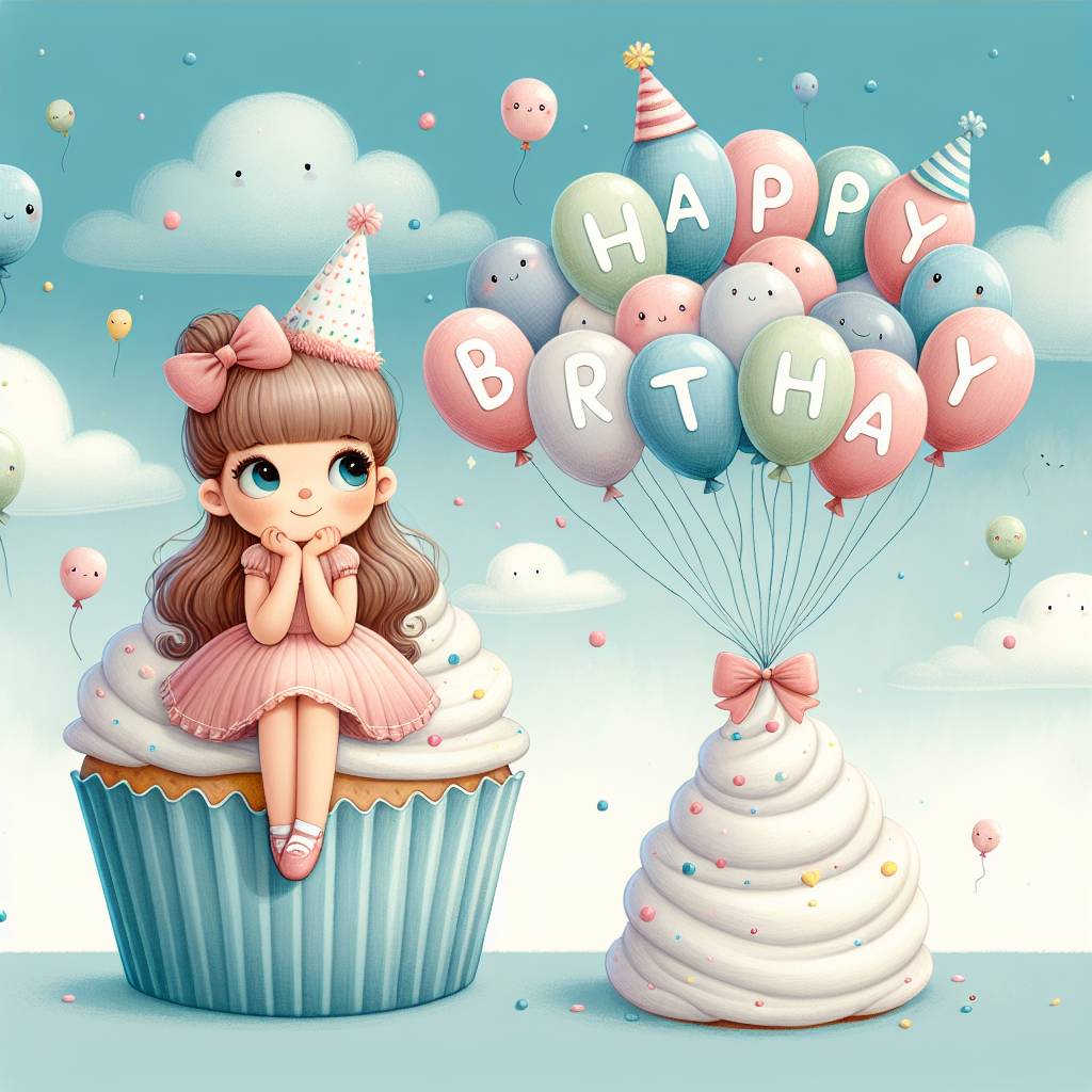 2) Birthday AI Generated Card - female   (10e29)