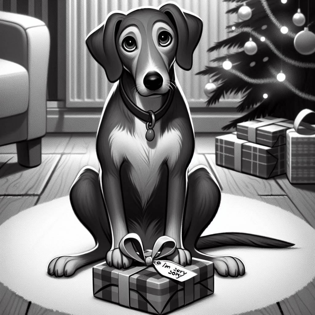 2) Christmas AI Generated Card - Pet Upload(c19df)