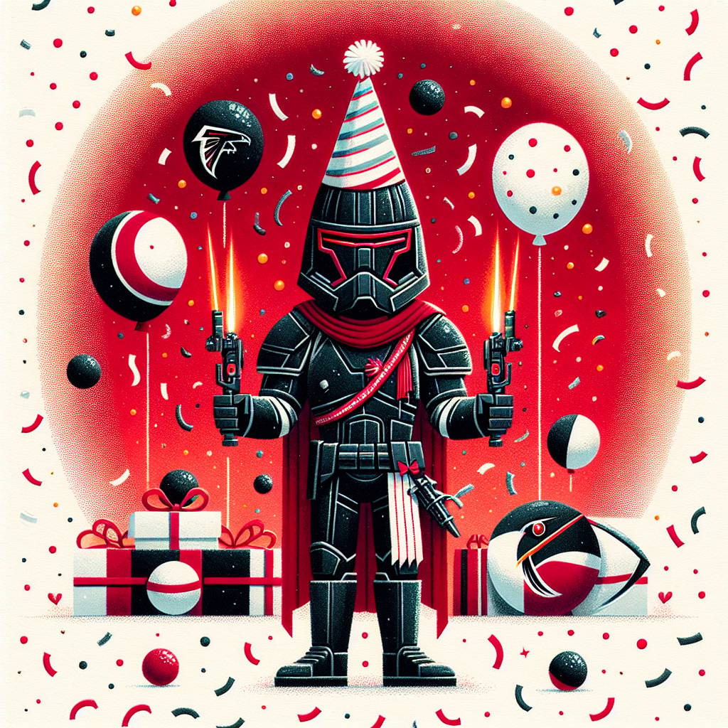 1) Birthday AI Generated Card - Darth vader, and Liverpool football (3c8d2)