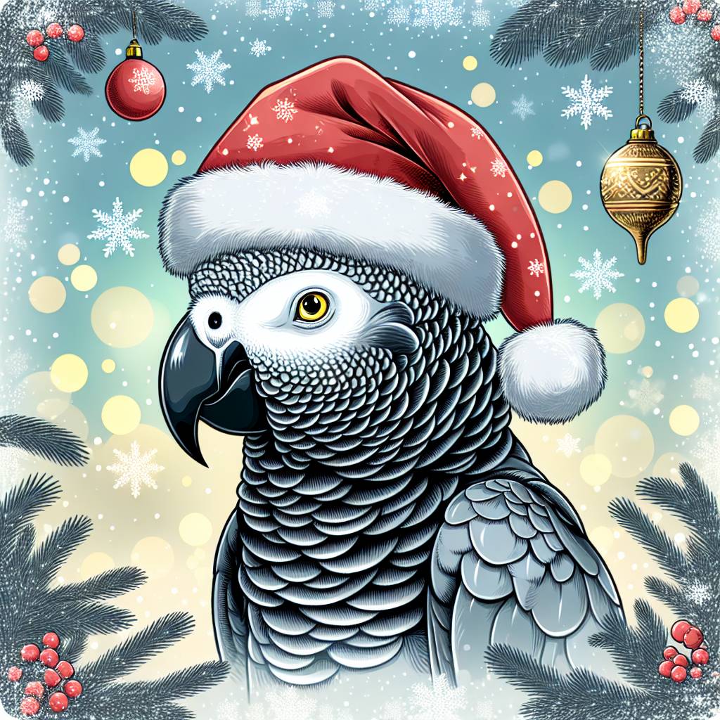 1) Christmas AI Generated Card - Pet Upload(df430)