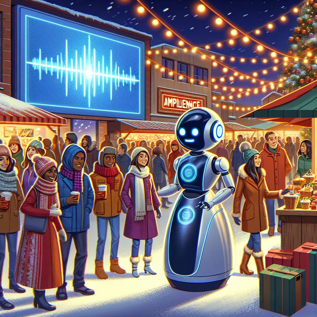 1) Christmas AI Generated Card - Happy Festive Shopping, Amplience, and AI (23ada)