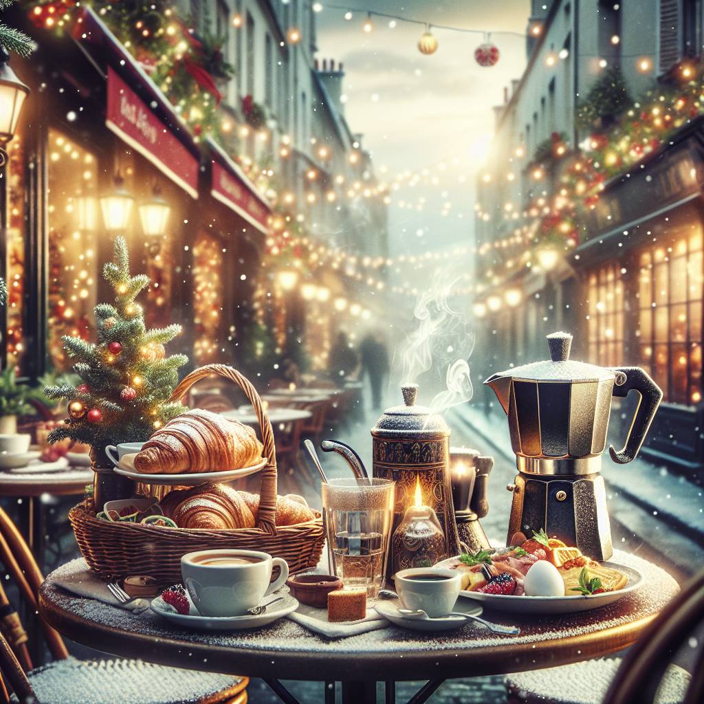 1) Christmas AI Generated Card - Coffee made with bialetti, Paris, and Brunch (49e95)})