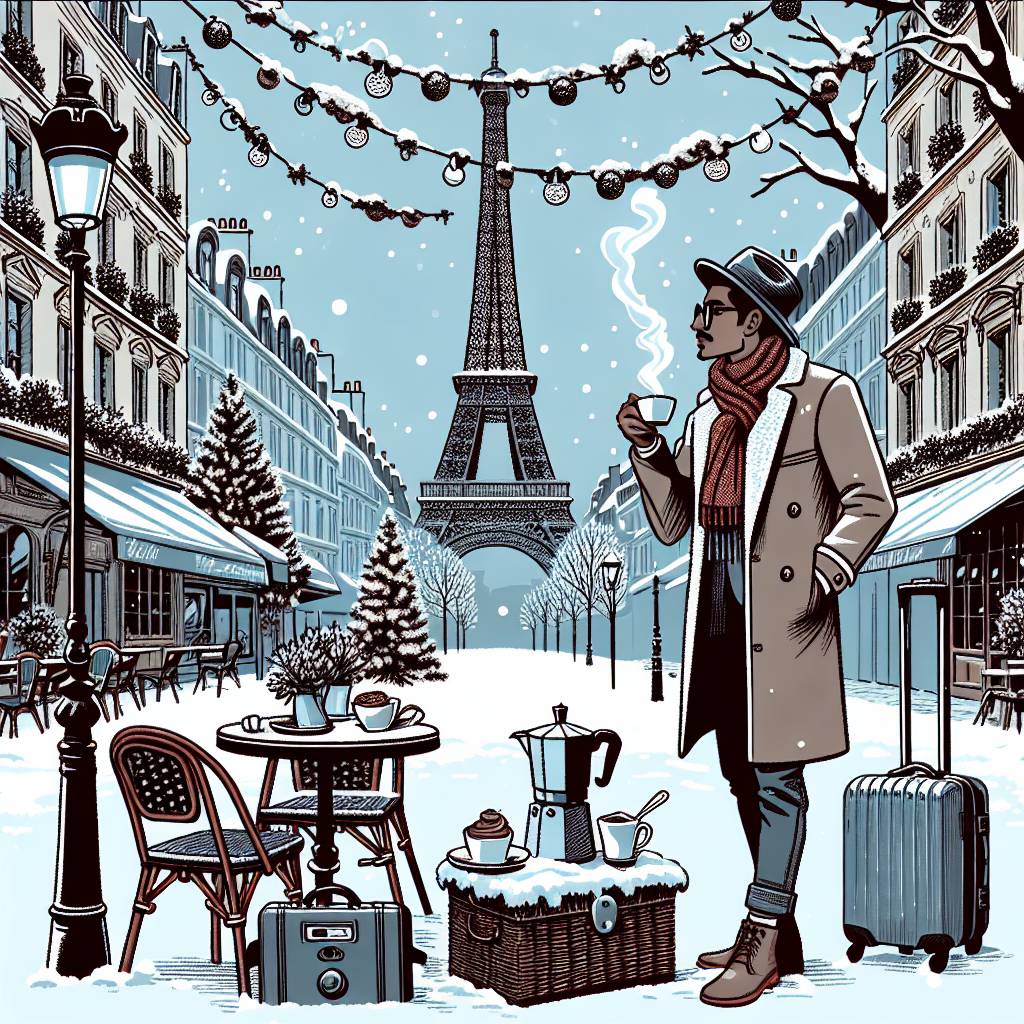 2) Christmas AI Generated Card - Coffee made with bialetti, Paris, and Brunch (27a0e)})