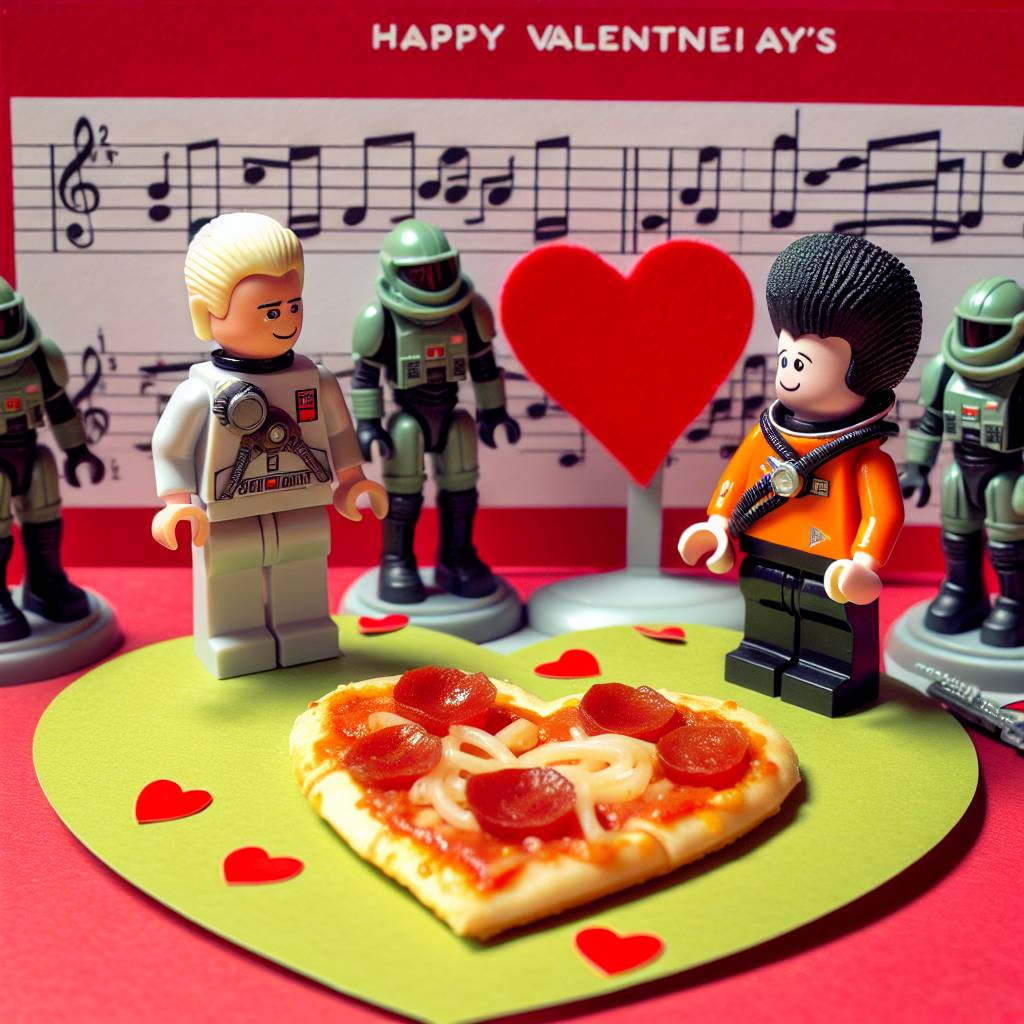 2) Valentines-day AI Generated Card - Lego, Pizza, Taylor swift, and Star wars (96b69)