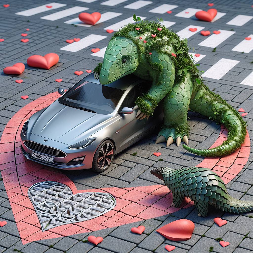 2) Valentines-day AI Generated Card - Bulbasaur, Drainage, Audi, and Pangolin (643f9)