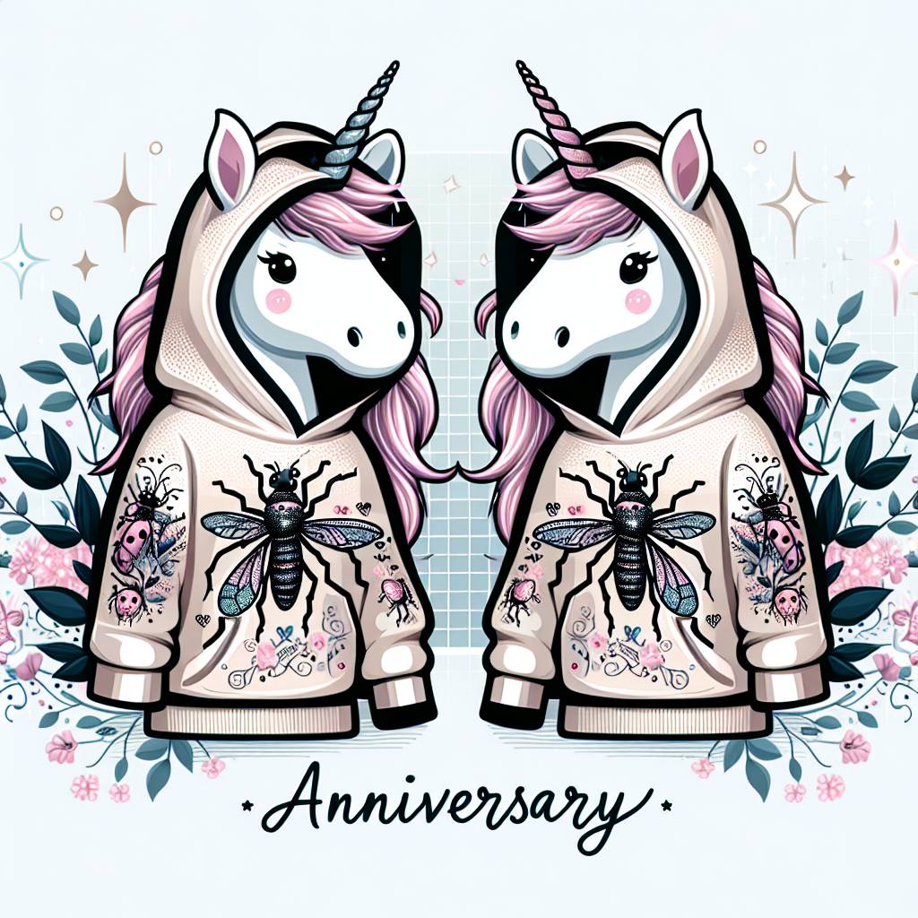 1) Anniversary AI Generated Card - My little pony, Tattoos, Art, Hoodies, Insects, and Bugs (af408)