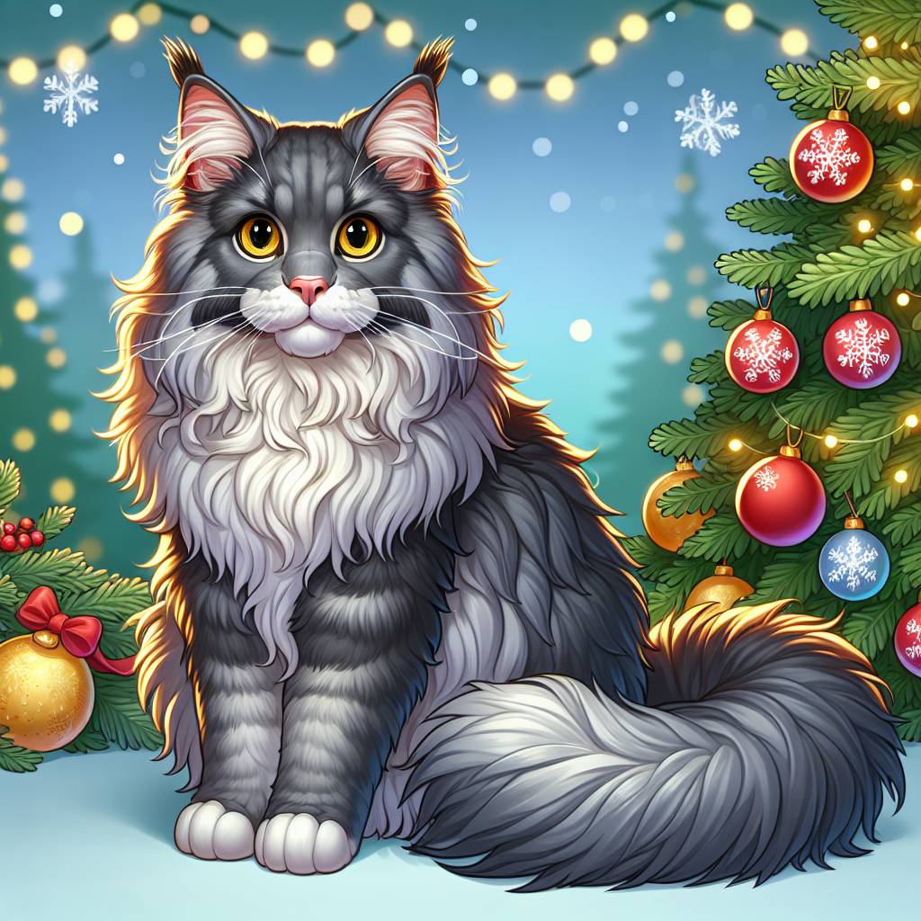 2) Christmas AI Generated Card - Pet Upload(d4c02)