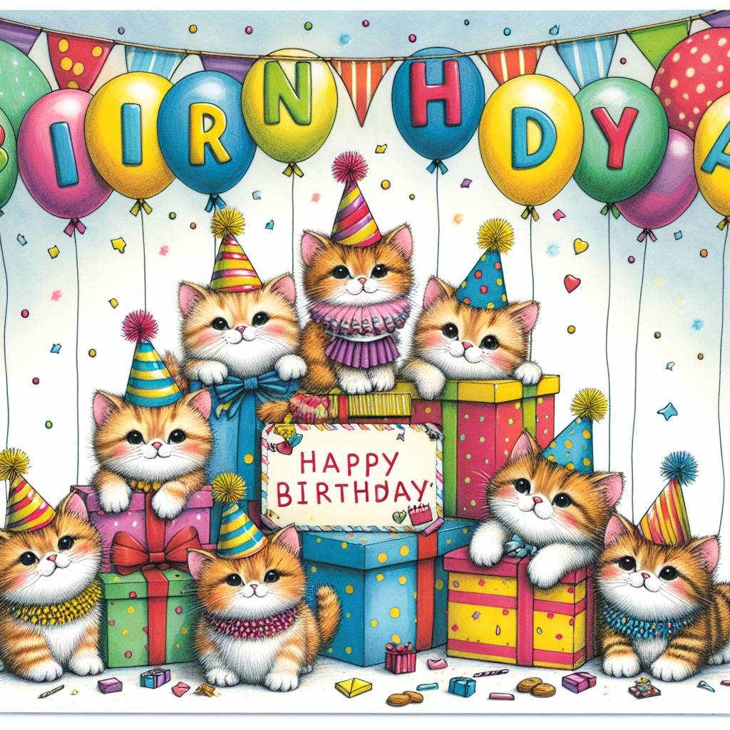 1) Birthday AI Generated Card - Munchkin Birthday Cards (219bf)