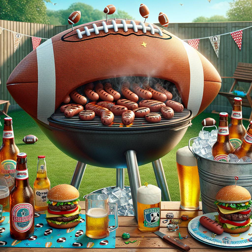 2) Fathers-day AI Generated Card - Beer football (94641)