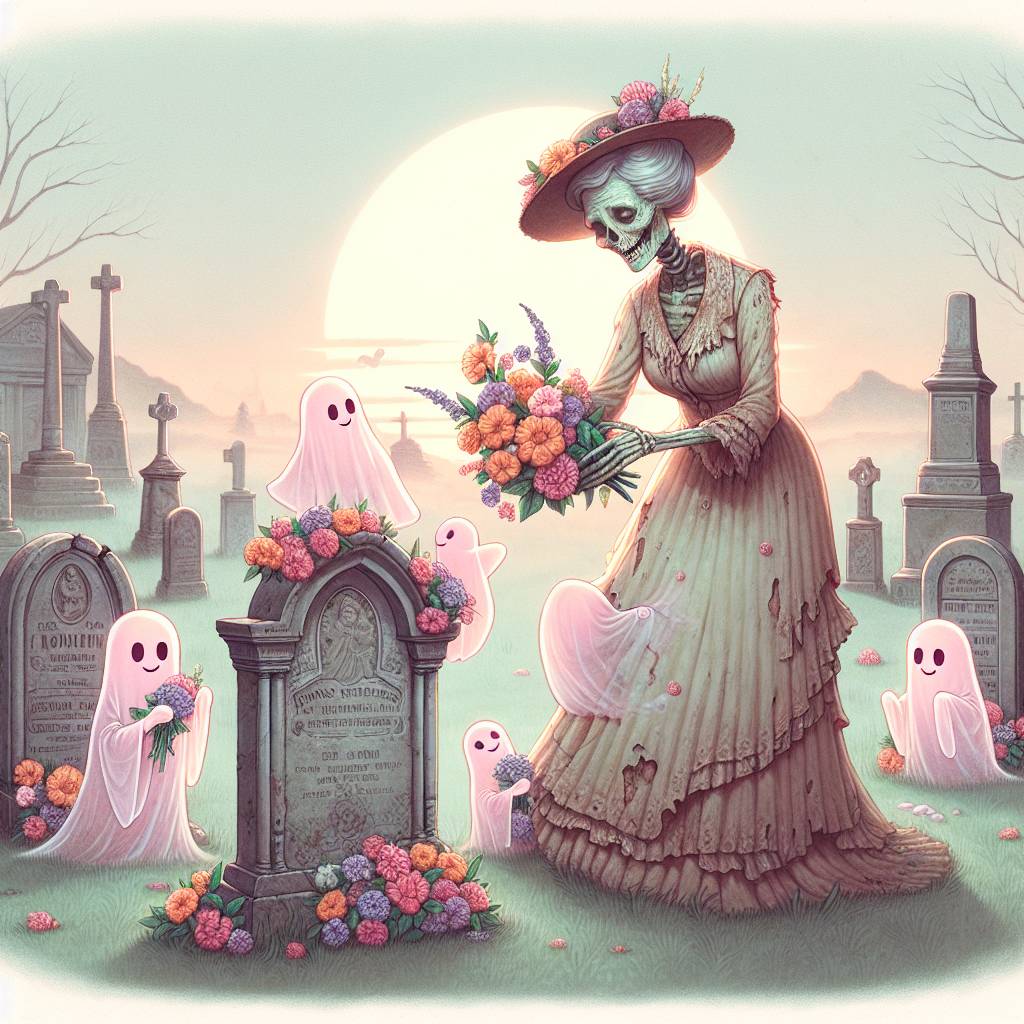 1) Mothers-day AI Generated Card - Ghosts, Graves, Death, and Zombies (ac3c0)