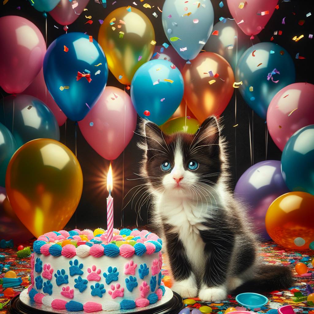 1) Birthday AI Generated Card - Pet Upload(a3566)