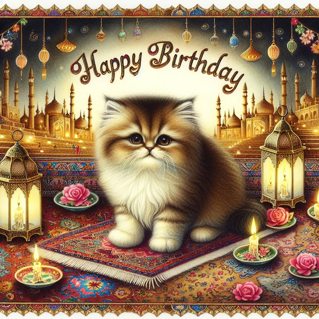 3) Birthday AI Generated Card - Persian Birthday Cards (31c3a)