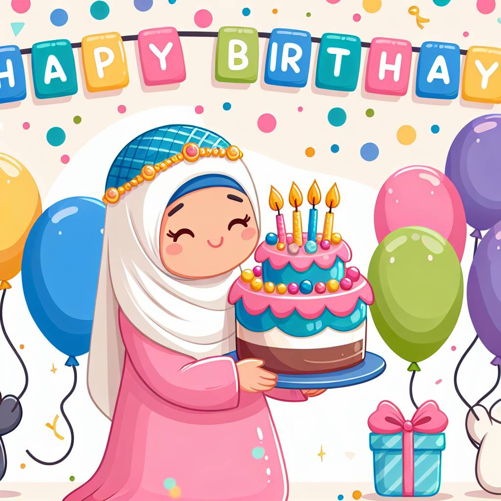 1) Birthday AI Generated Card - happy  mum (dcff7)