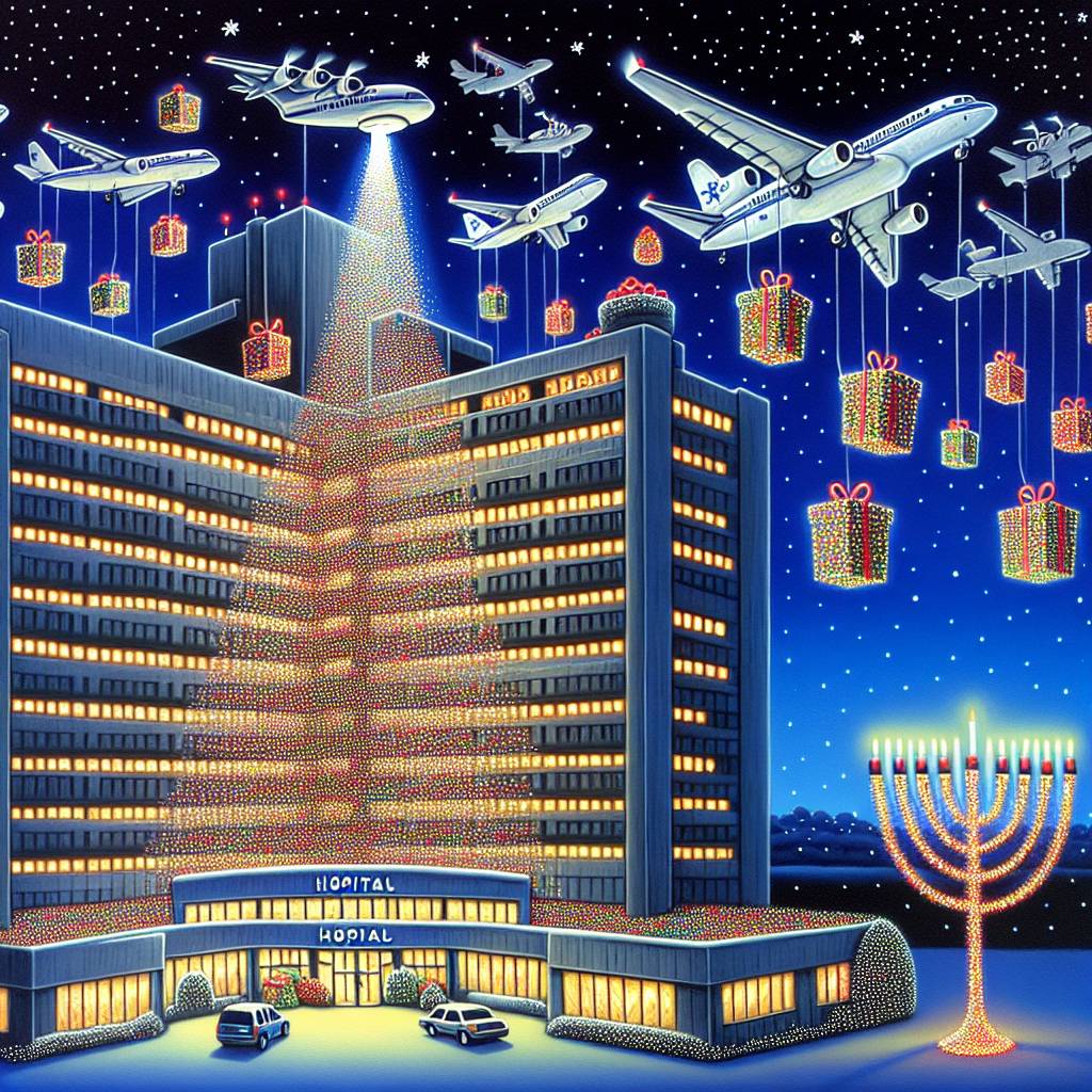 3) Christmas AI Generated Card - Aviation , Medicine , and Jewish