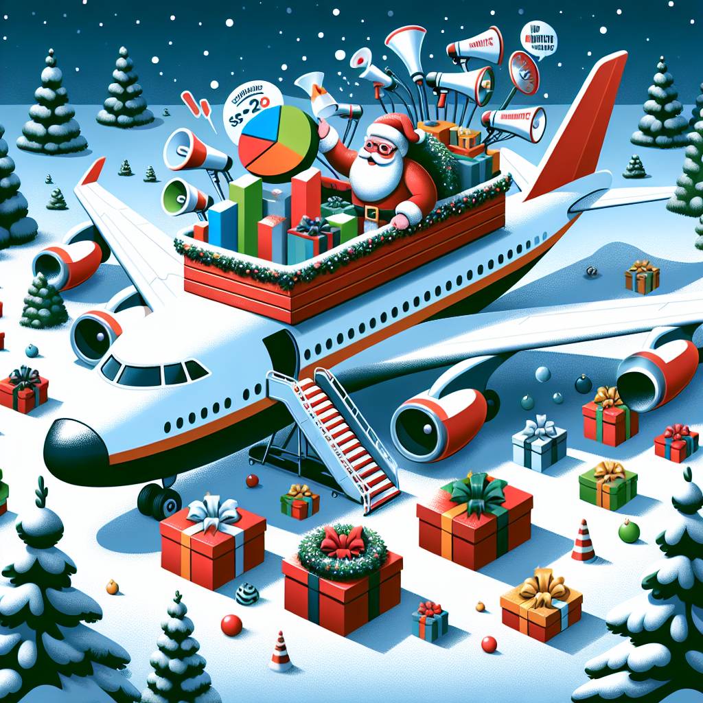 3) Christmas AI Generated Card - DHL, Planes, and Marketing (2f9ef)