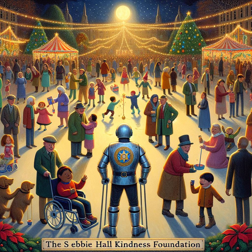 4) Christmas AI Generated Card - Kindness , Giving, Diversity , Disability , Inclusion, Hero, and Superpower  (5218d)