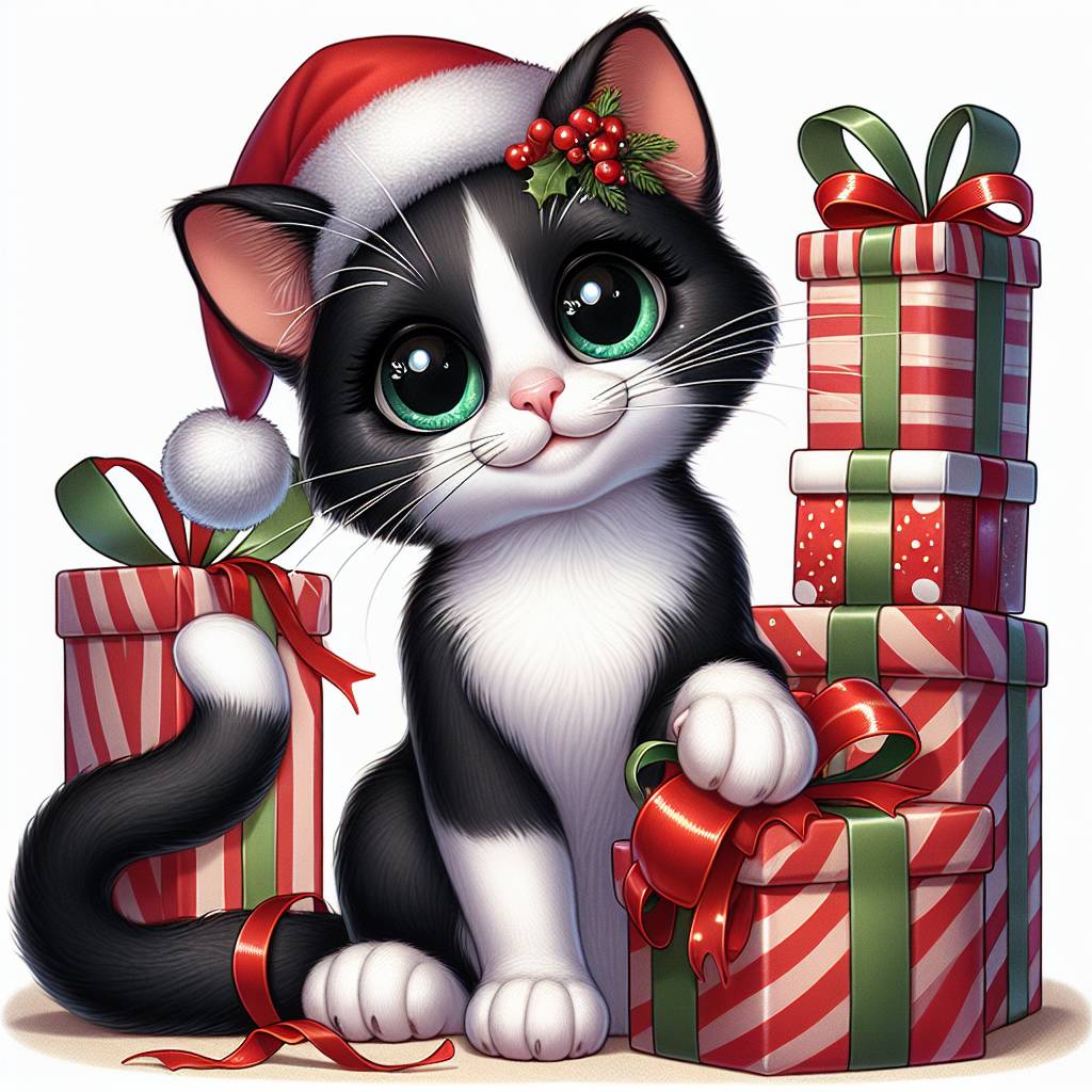 2) Christmas AI Generated Card - Pet Upload(827e6)