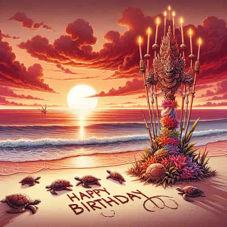 Balinese Birthday Cards