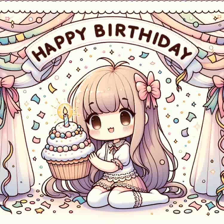 Anime Birthday Cards