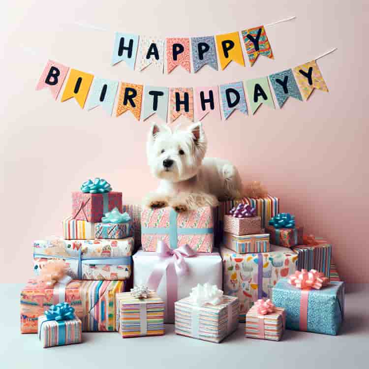 West Highland White Terrier Birthday Cards