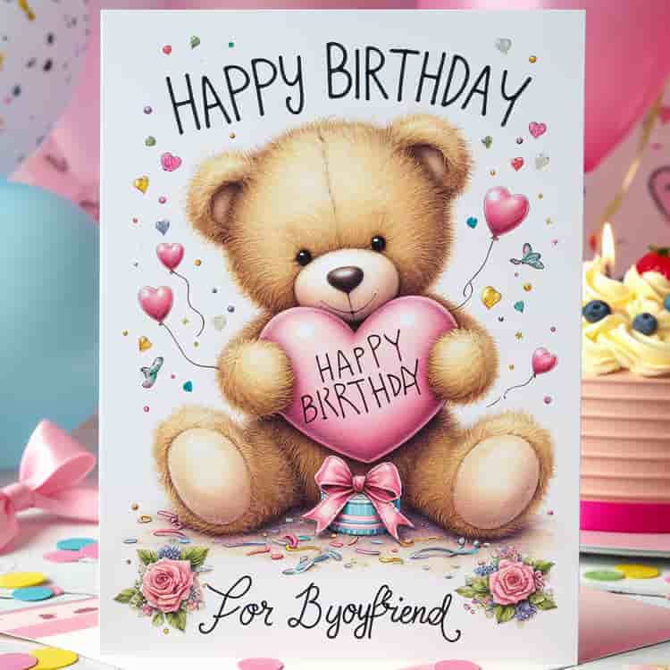 Happy Birthday Card For Boyfriend
