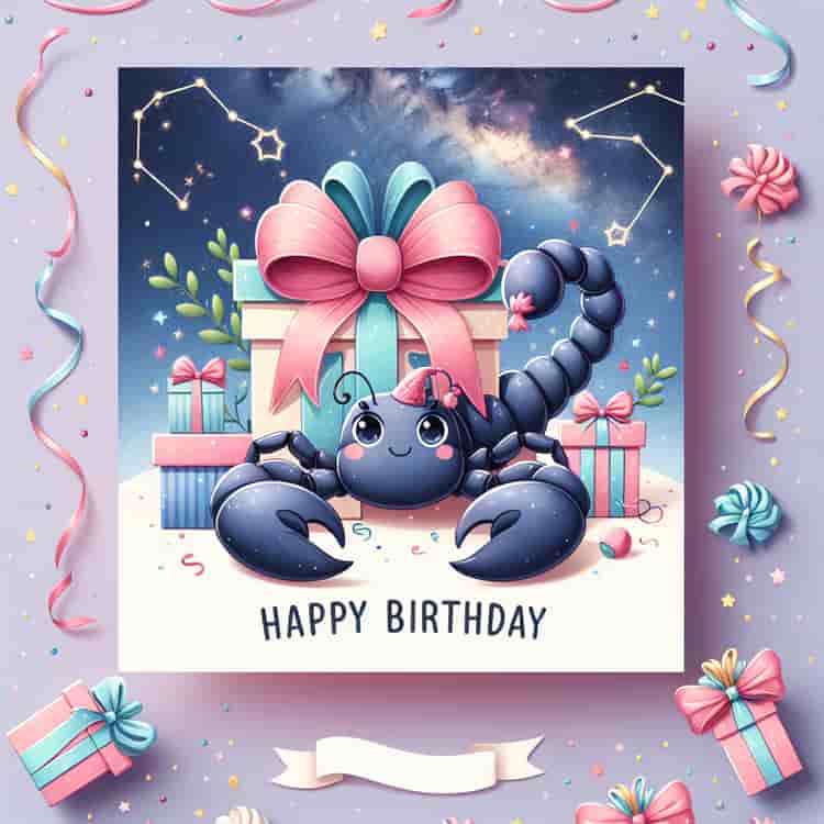 Scorpio Birthday Cards