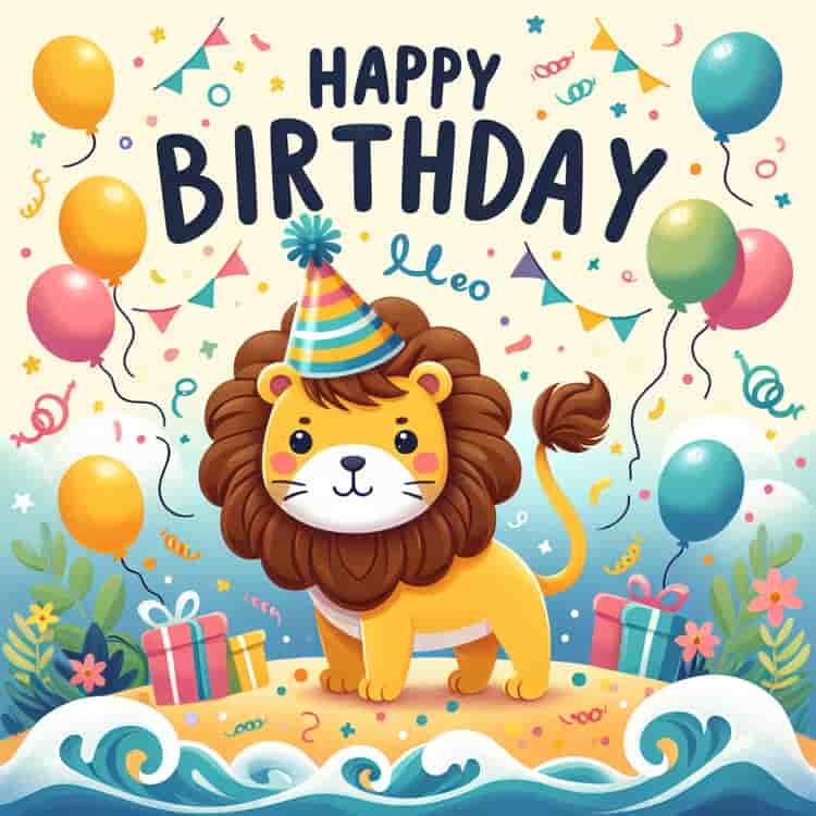 Leo Birthday Cards