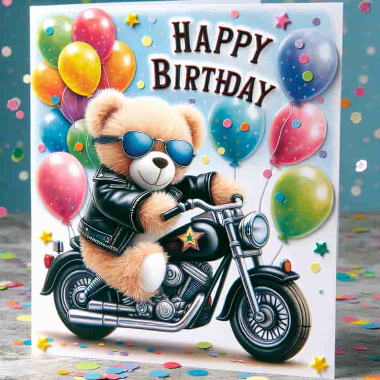 Harley Davidson Birthday Cards