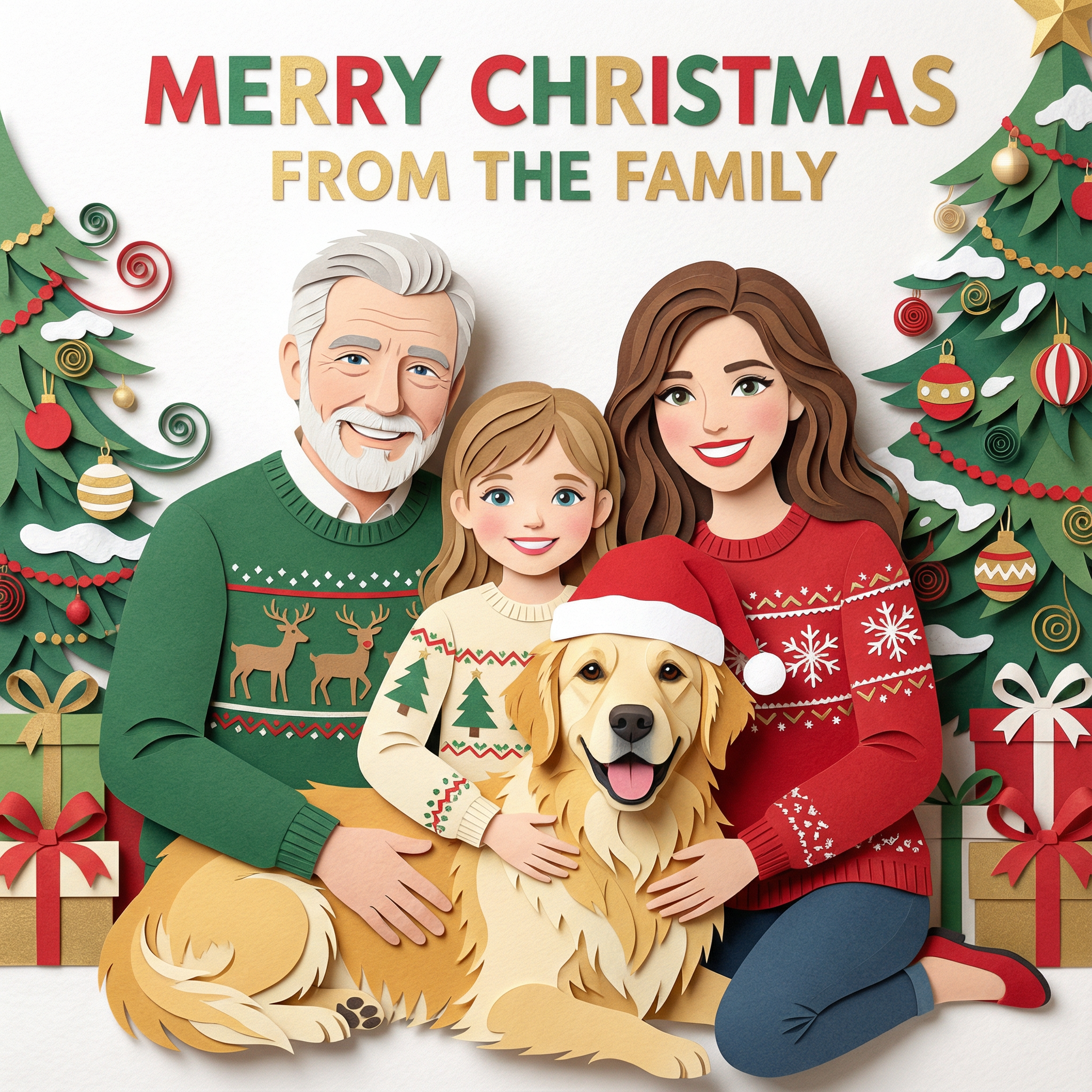 Family Christmas card idea